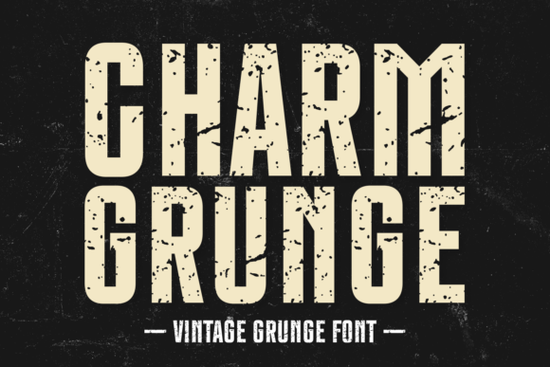 Charm Grunge Font